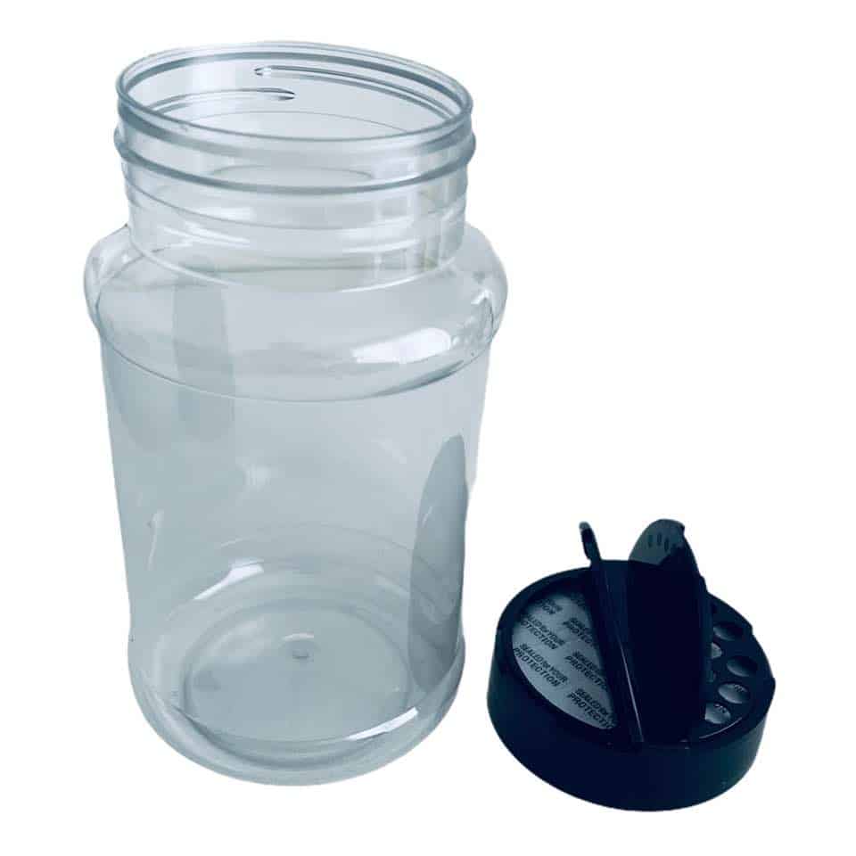 500ml Shaker Bottles & Black Lids ( Old Style )