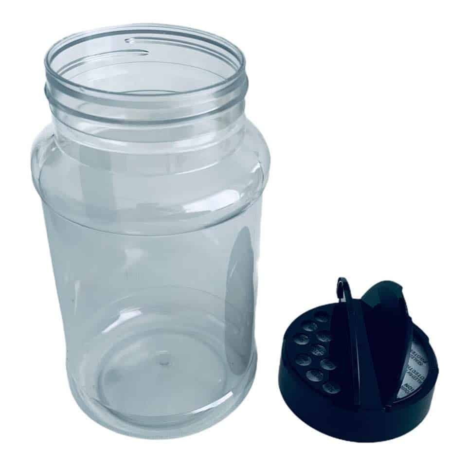 500ml Shaker Bottles & Black Lids ( Old Style )