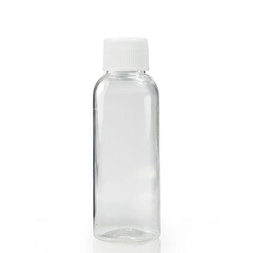 100ml Bottles Tall Clear PET With Screw Cap