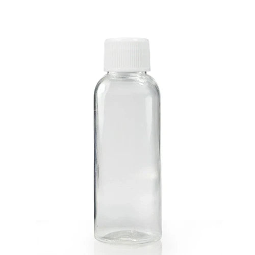 60ml Bottles Tall Clear PET With Screw Cap