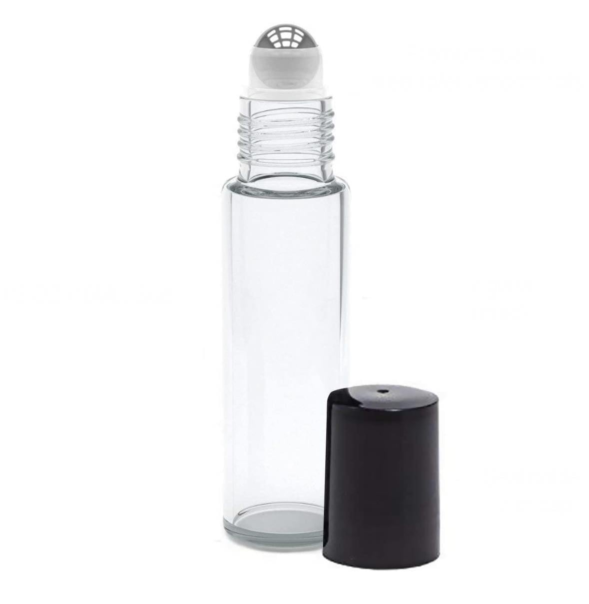 10ml Clear Glass Roller Ball Bottle - FizzyWhiz