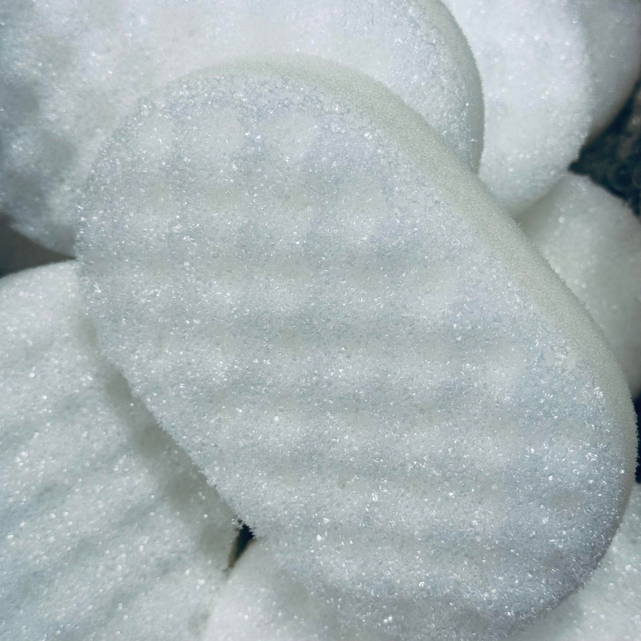 120 White Exfoliating Massage Sponges - FizzyWhiz