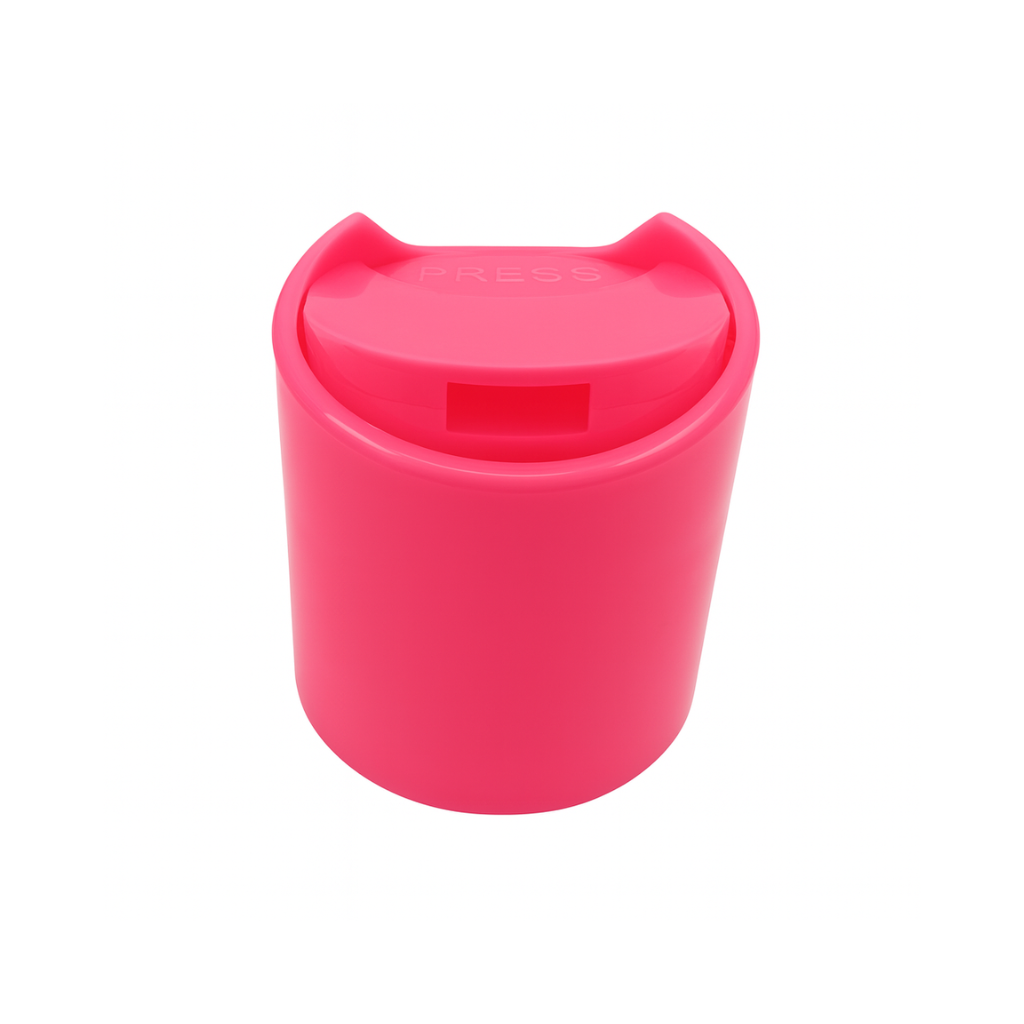 24mm Pink Disk Top Cap ( Fits Our 100ml And 250ml Bottles )