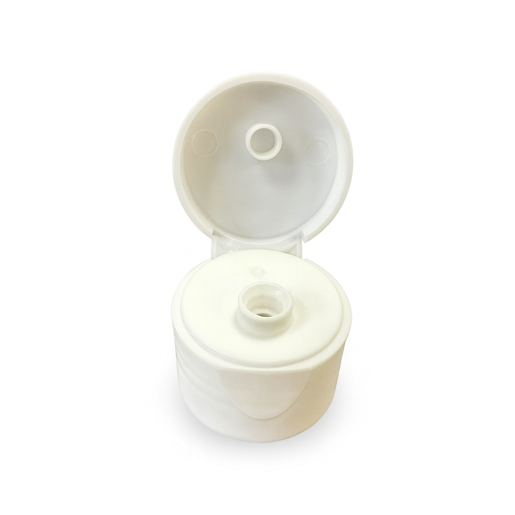 24mm White Flip Cap ( Fits Our 100ml And 250ml Bottles )