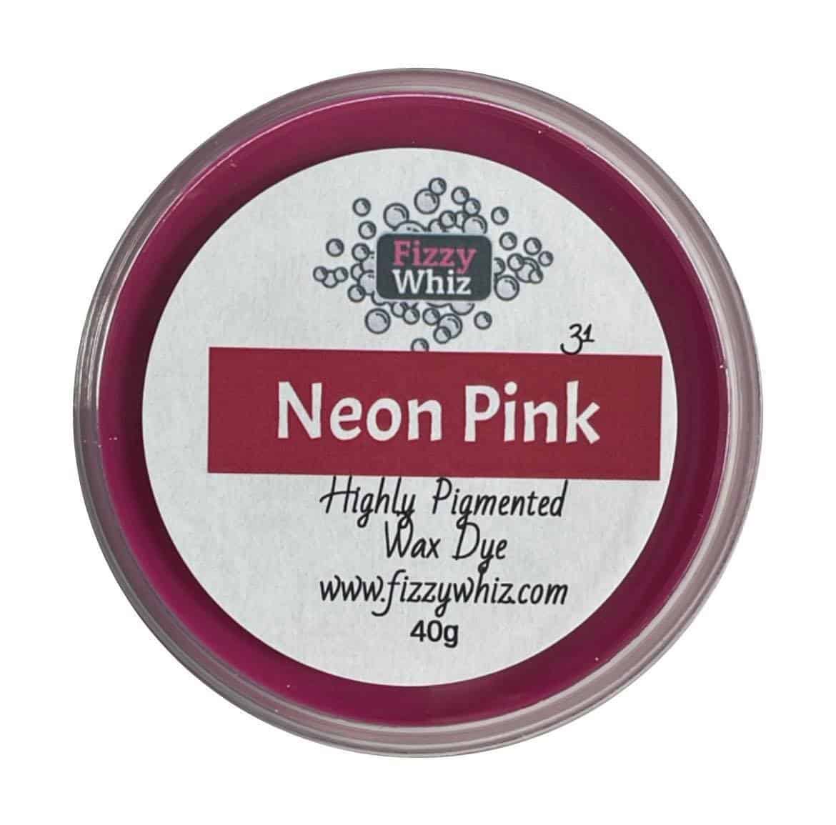 Neon Pink Wax Dye 40g Pot