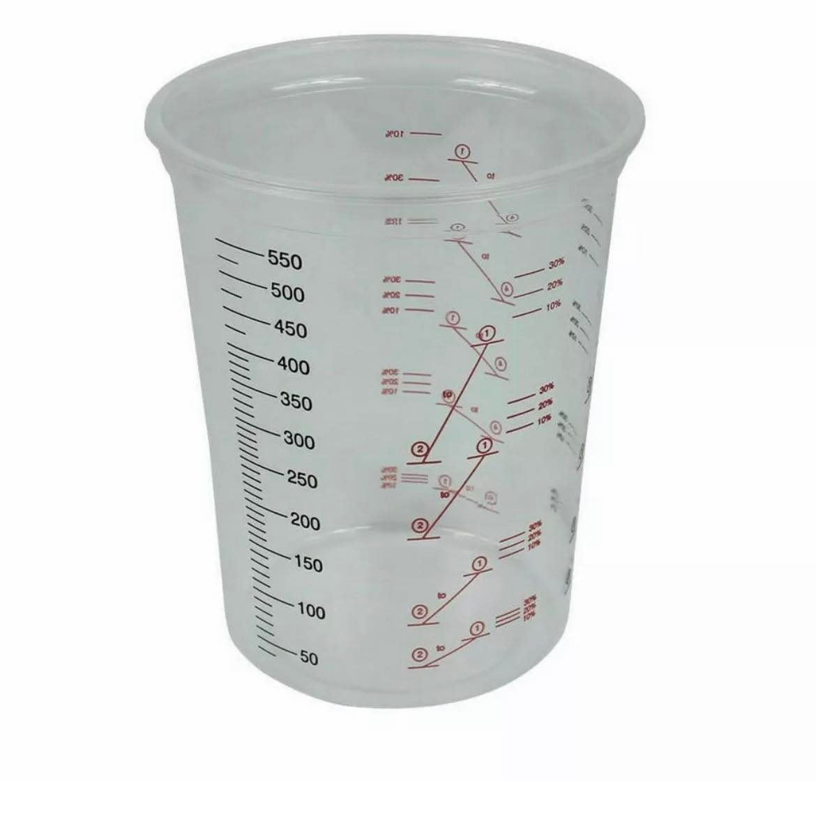 50 x Mixing Measuring Cups 550ml