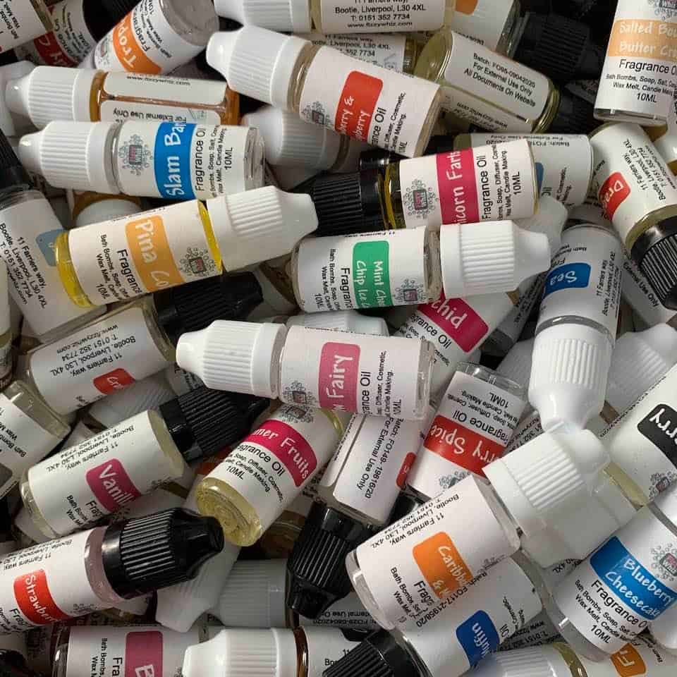 50 x Fragrance Oils - FizzyWhiz