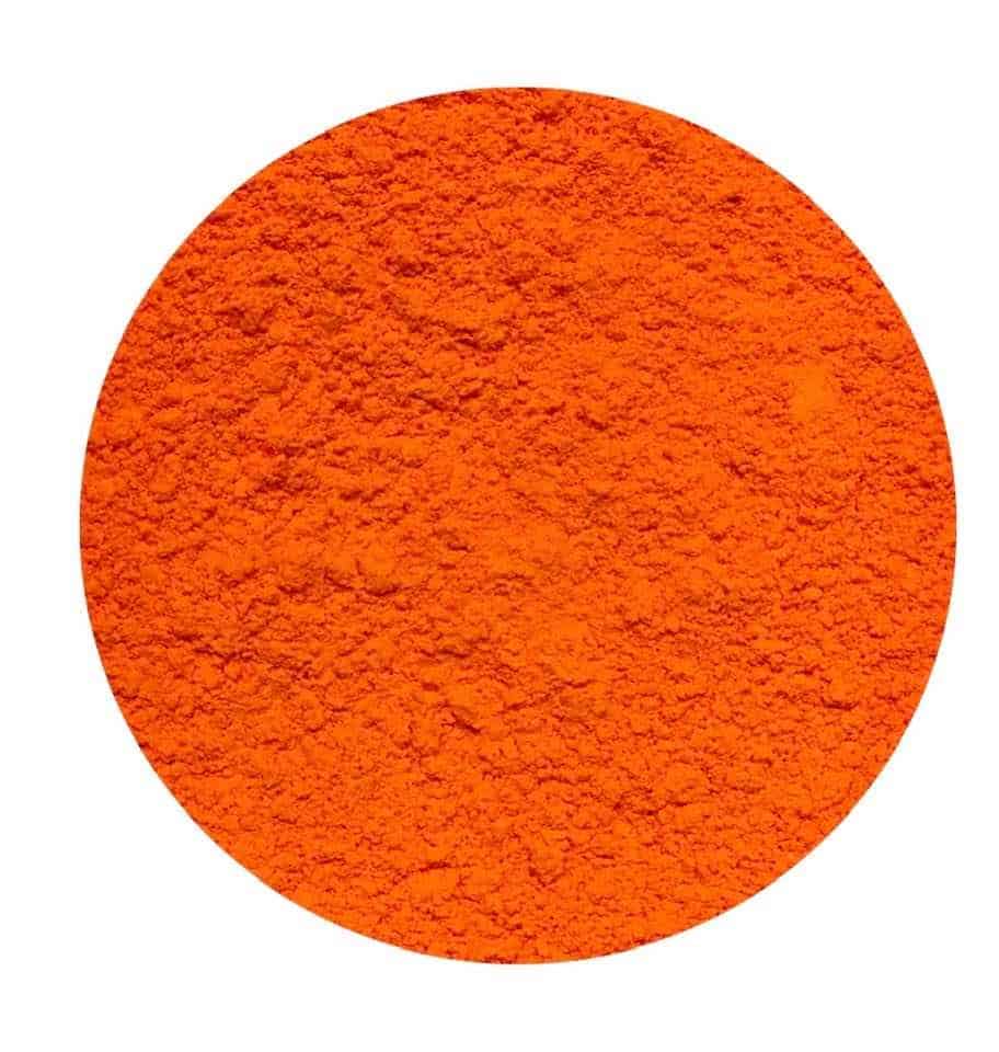 Neon Light Orange Mica Powder