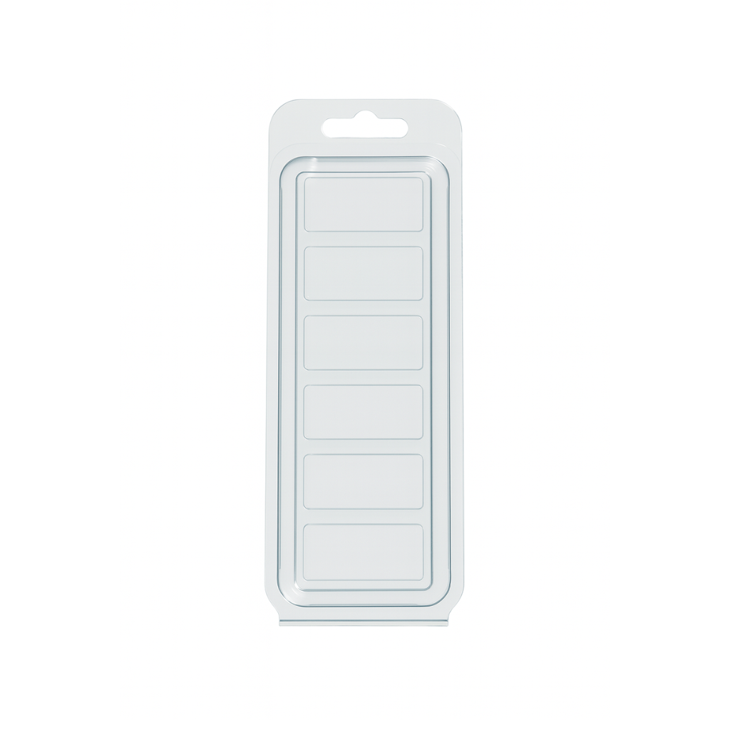 880 Clamshells 5 Section Snap Bar Wax Melt With Hanging Tab