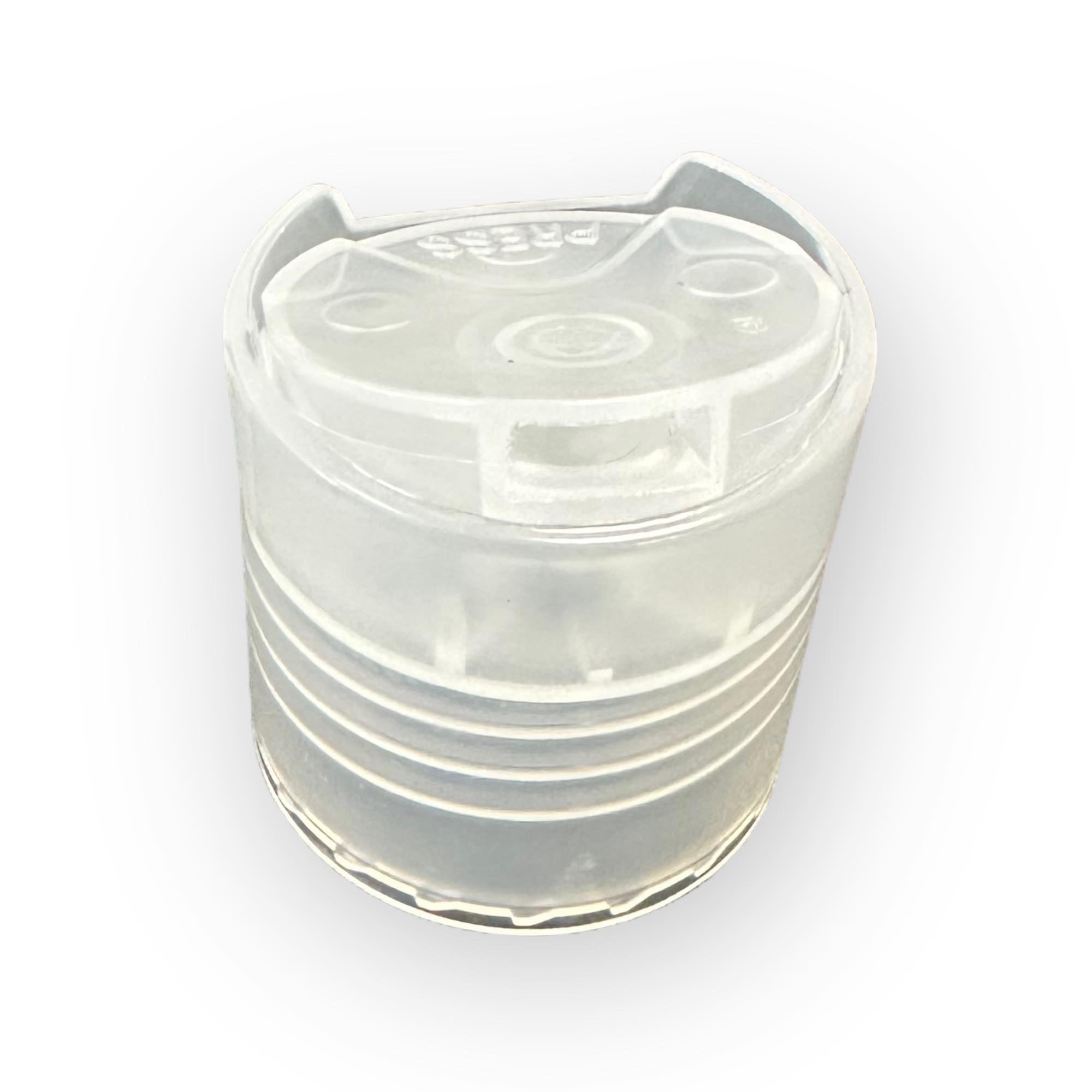 24mm Clear Disk Top Cap ( Fits Our 100ml And 250ml Bottles )