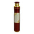 Decorative bottle with gold accents on a white background