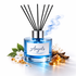 Reed diffuser labeled 'Angels' with decorative elements on a white background