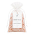 Bag of bath tea with Himalayan mineral label on a white background