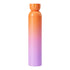Gradient orange to purple spray bottle on a white background