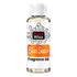 A bottle of Fizzy Whiz 'Bikini Season' fragrance oil on a solid white background. The product is in a clear glass bottle showing the pale yellow liquid inside, topped with a white ribbed cap and featuring a white label with black and orange graphics.