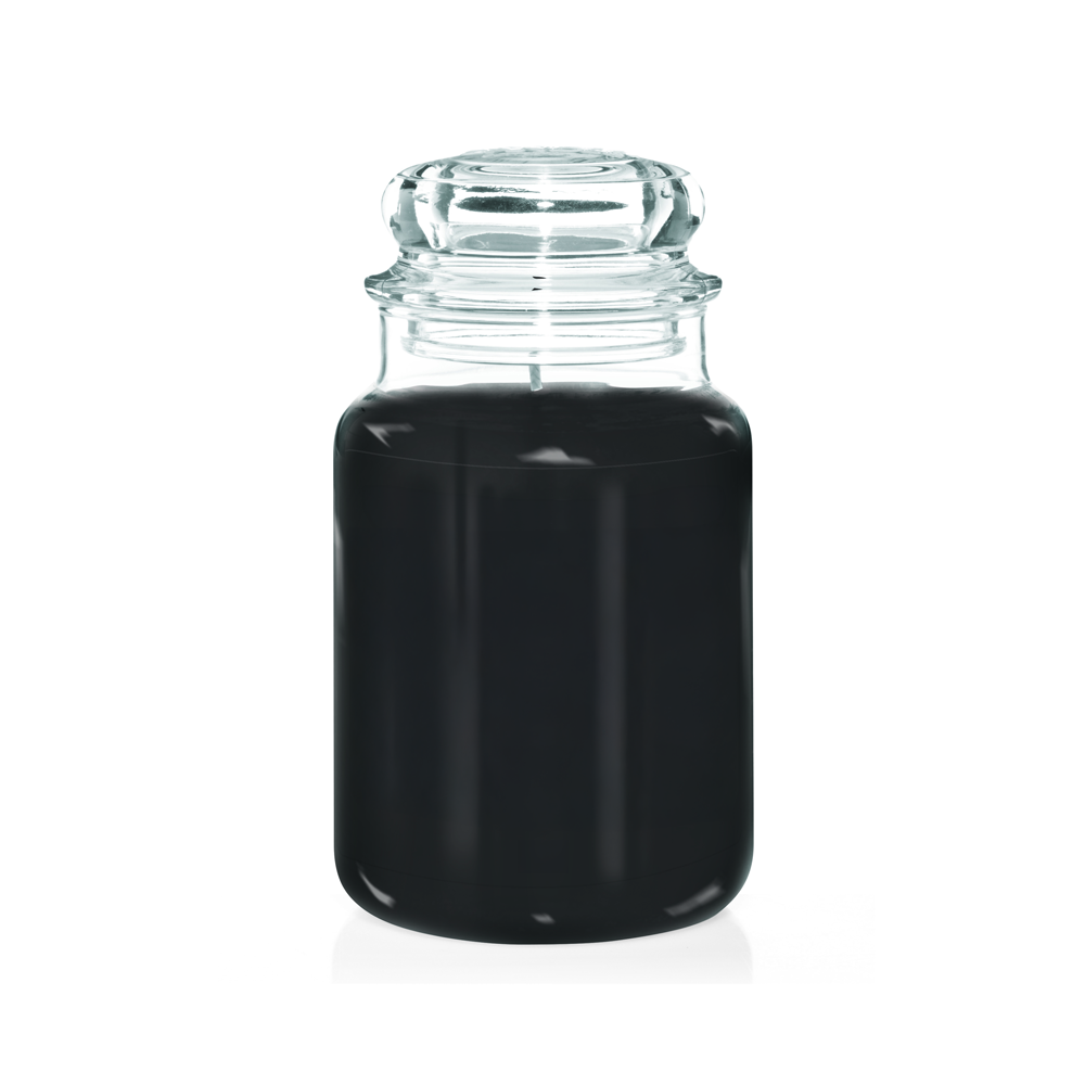 A jar of Black Coconut fragrance oil.