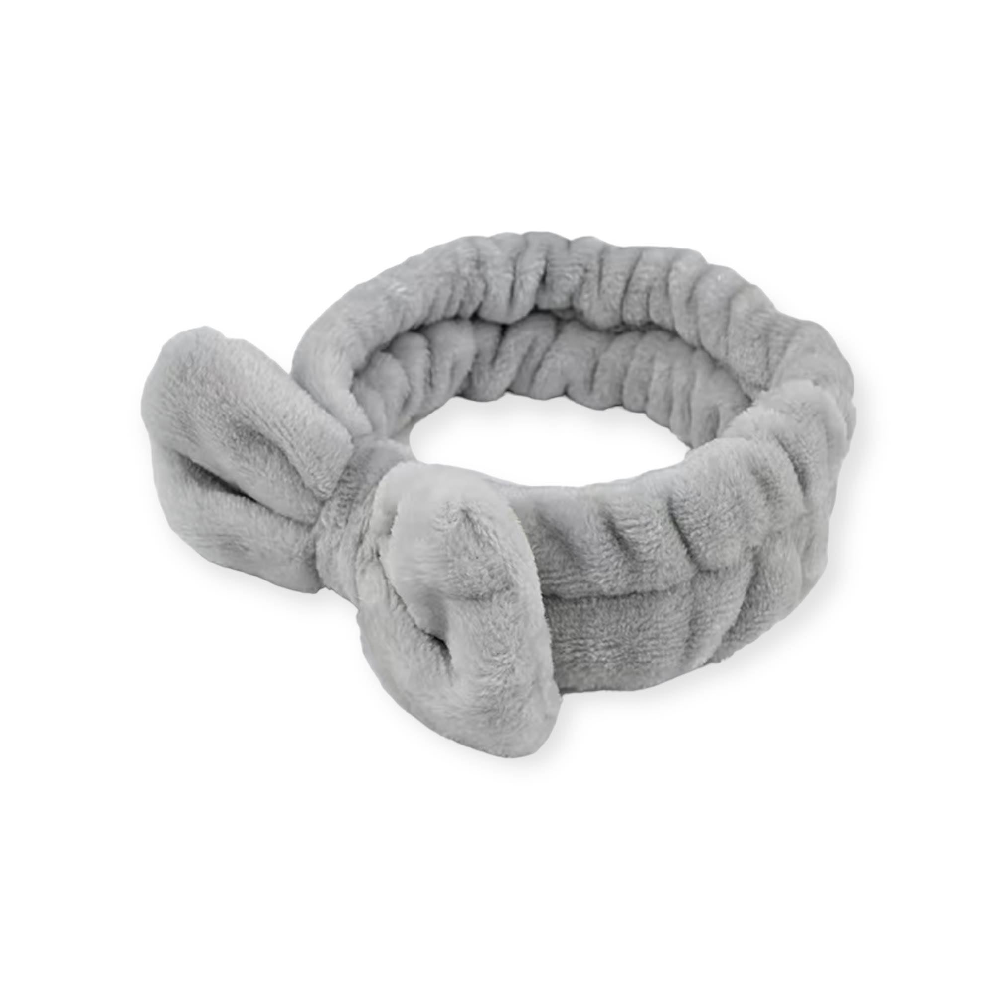 Bowknot Headband Grey - FizzyWhiz