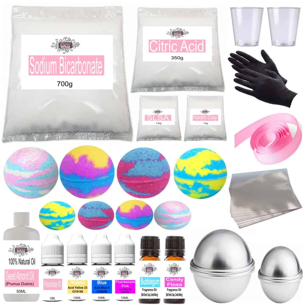 Bath Bomb Making Kit Bubblegum & Candy Floss