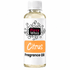A bottle of Fizzy Whiz Citrus Fragrance Oil with a white cap and a white label featuring a black and orange design, set against a plain white background.