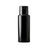 Black cylindrical perfume spray bottle with a smooth finish and spray top, shown upright on a light background.