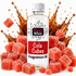 A bottle of Fizzy Whiz Cola Cubes Fragrance Oil centered against a white background, surrounded by red sugar-coated cola cubes and a brown cola splash graphic. The bottle label reads 'Fizzy Whiz', 'Cola Cubes', and 'Fragrance Oil'.