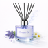 Diffuser bottle labeled 'Dream On' with black sticks on a white background
