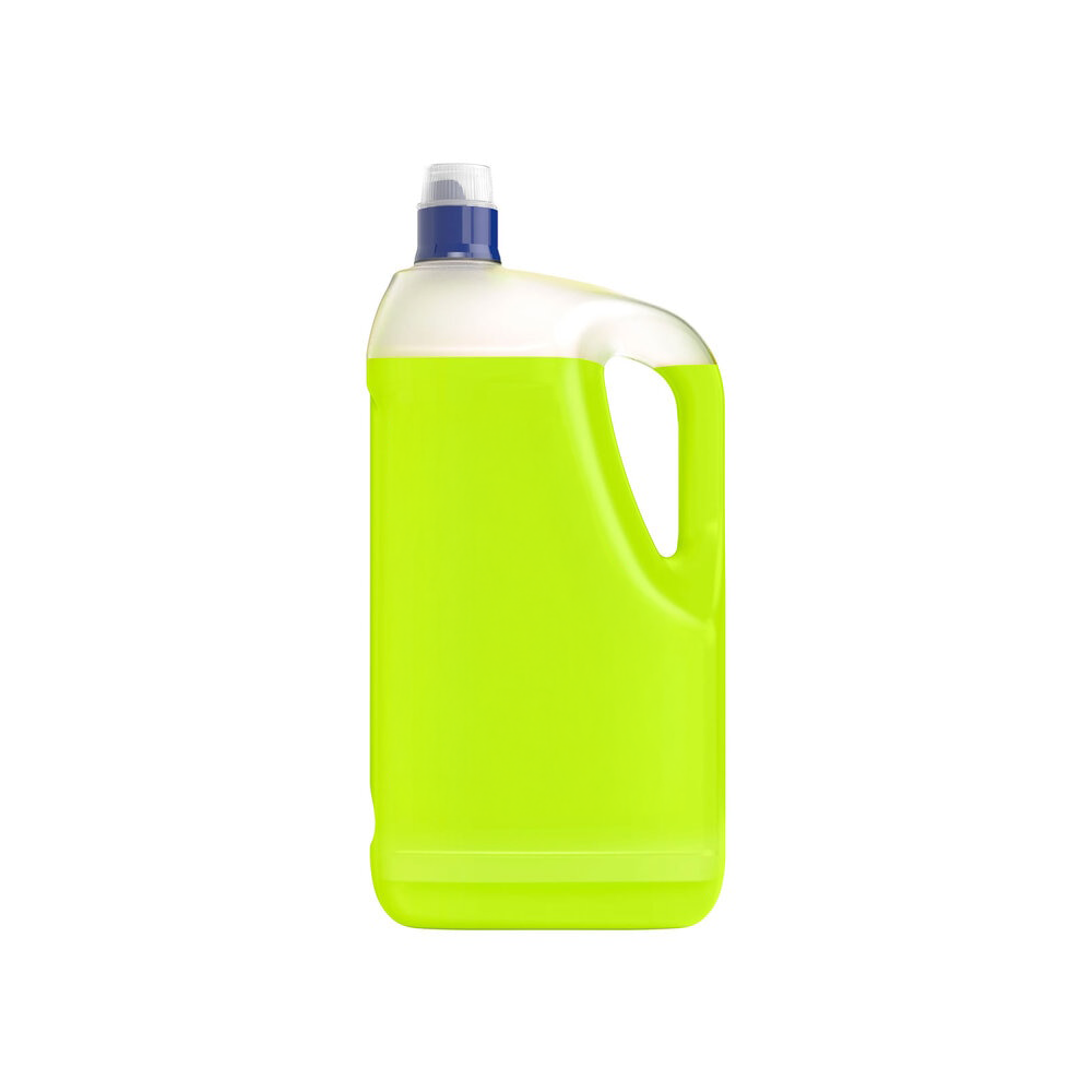 A green bottle of Flashy Lemon fragrance oil.