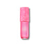 Pink cylindrical container on a white background