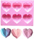 Geometric Diamond Heart Silicone mould - FizzyWhiz