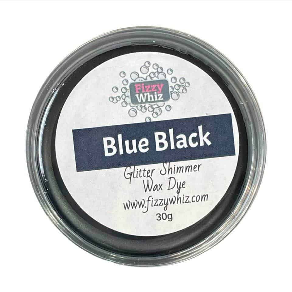 Glitter shimmer Wax Dye Blue Black - FizzyWhiz