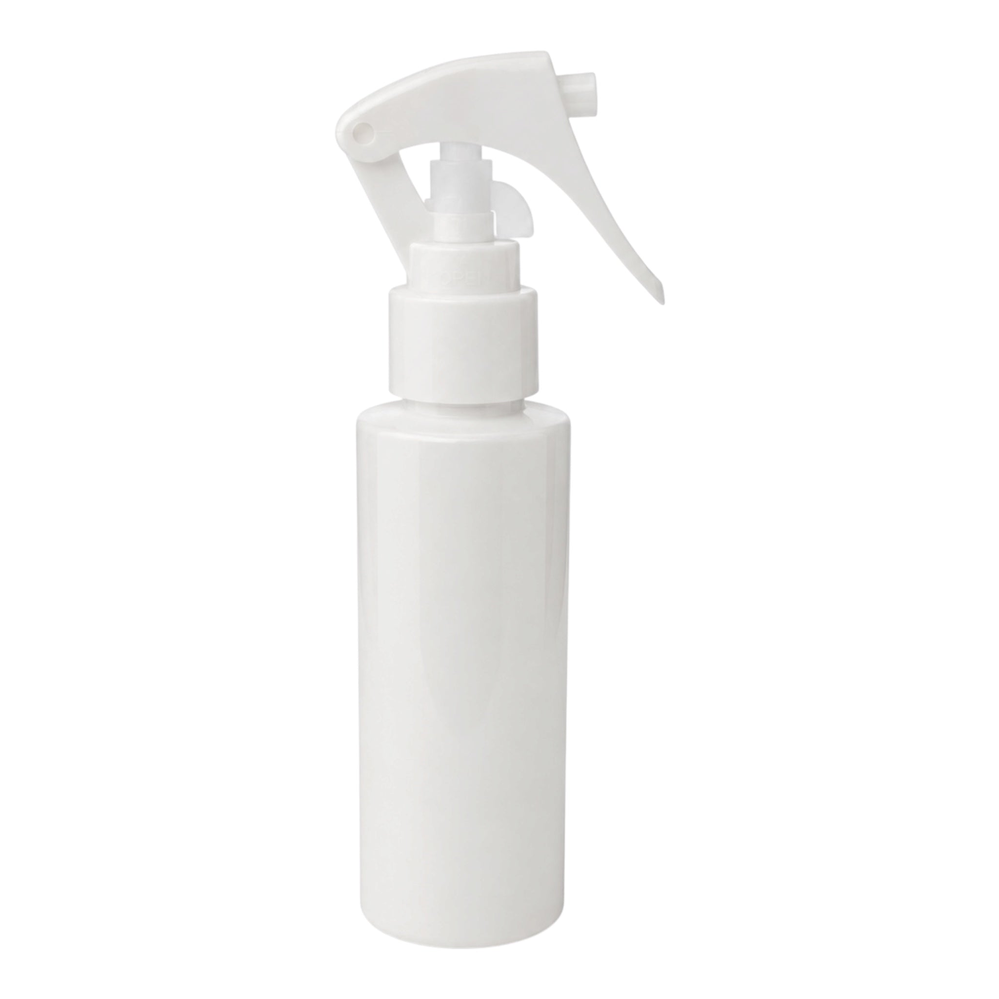 100ml White Gloss Spray Bottle With Trigger Top - Bottle & Trigger Spray
