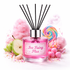 Pink diffuser labeled 'Ice Fairy Plus' with candy-themed background