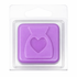Mini Lilac Wax Burner Clamshell With Hanging Tab With White Background 