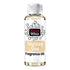 A bottle of Fizzy Whiz Nourishing Shea Fragrance Oil on a solid white background. The bottle is clear glass showing the pale yellow oil inside, topped with a white ribbed cap and a white label featuring the brand logo and product name.