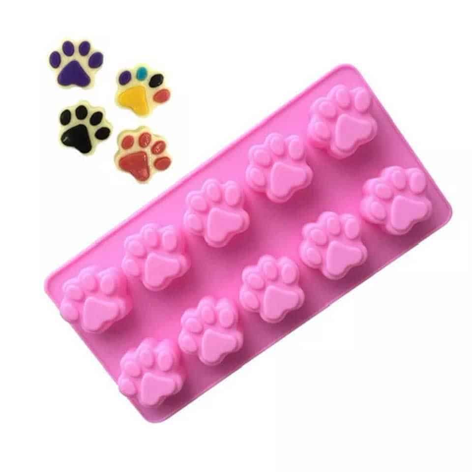 Paw Print Silicone Mould - FizzyWhiz