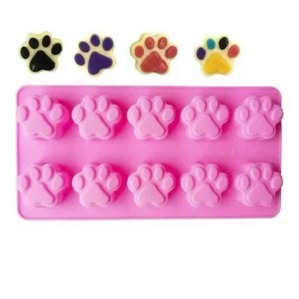 Paw Print Silicone Mould - FizzyWhiz