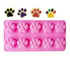 Paw Print Silicone Mould - FizzyWhiz