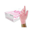 100 Pink Disposable Nitrile Gloves Powder Latex Free