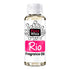 A bottle of Fizzy Whiz Rio Fragrance Oil on a solid white background. The bottle is made of clear glass, showing the pale yellow liquid inside, and is topped with a white ribbed cap.