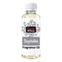 A bottle of Fizzy Whiz Seychelles Fragrance Oil, featuring a white label with black and pink branding, a white cap, and a clear bottle showing the pale yellow liquid inside, set against a plain white background.