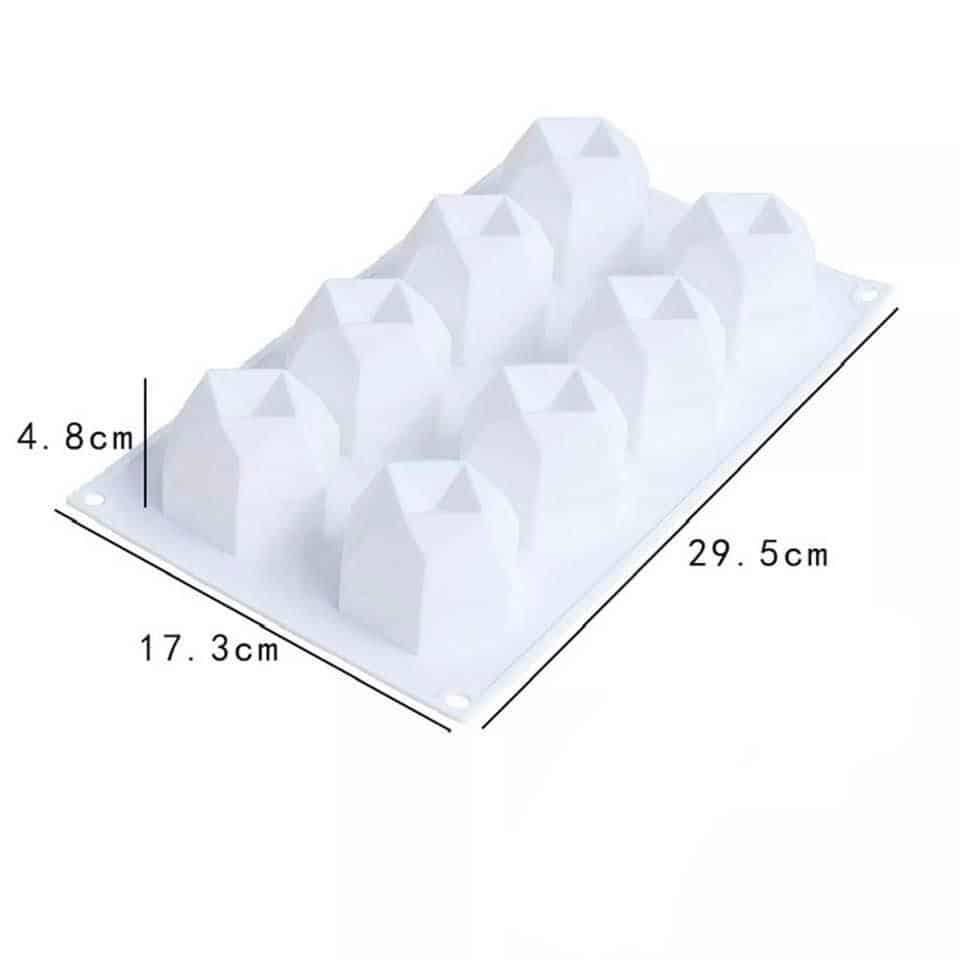Diamond Cube Silicone Mould