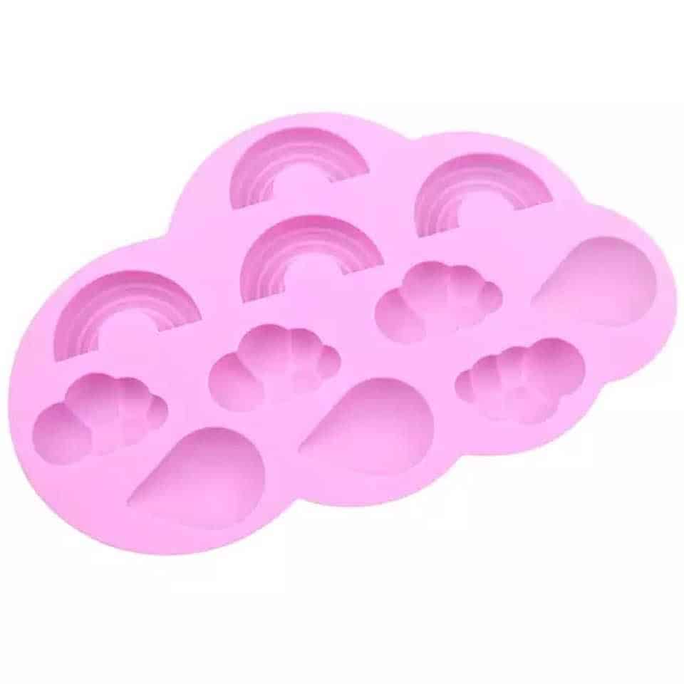 Rainbow & Clouds Silicone Mould