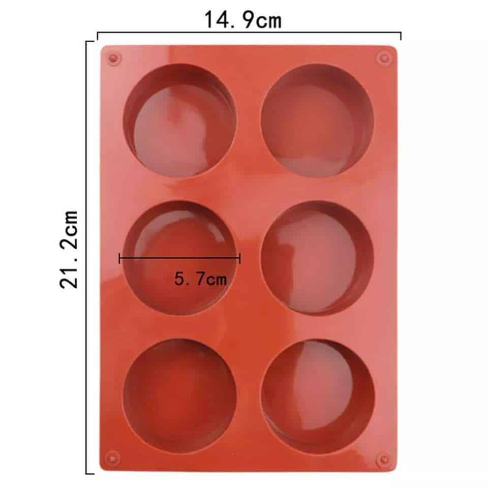 Round Cylinder Silicone Mould