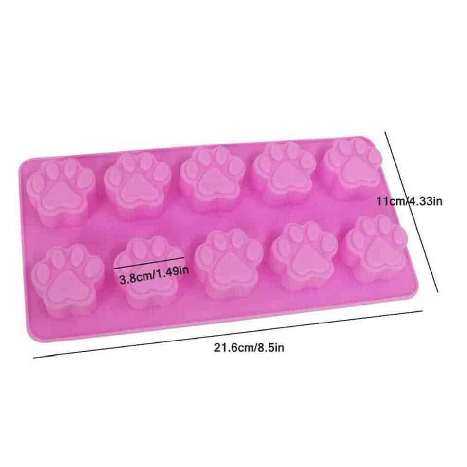 Paw Print Silicone Mould