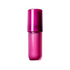 Purple cylindrical cosmetic bottle with a smooth glossy finish and matching cap, displayed upright on a light background.