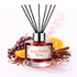 Spicy Mulled Wine diffuser with fruits and spices on a white background