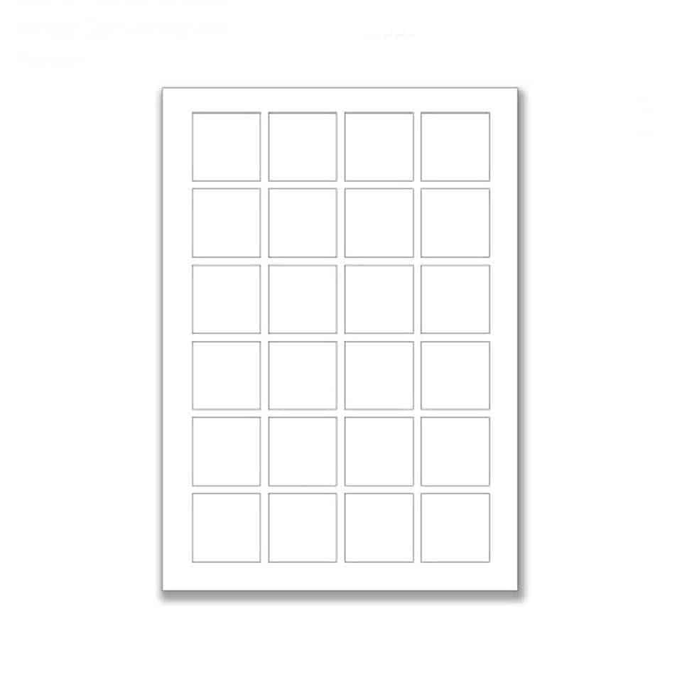 Square 40mm x 40mm Labels - FizzyWhiz