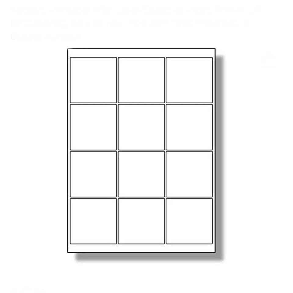 Square 60mm x 60mm Labels - FizzyWhiz