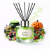 Reed diffuser labeled 'Troll's Breath' with Halloween-themed decorations on a white background