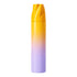 Gradient yellow to purple bottle on a white background